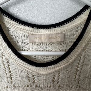 Vanessa Bruno crochet slim fit maxi dress